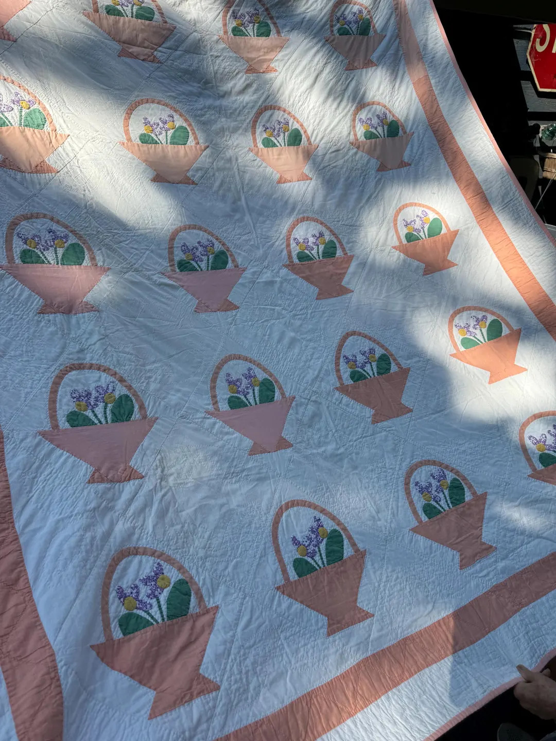 Peach Flower Basket - Etsy | Etsy (US)