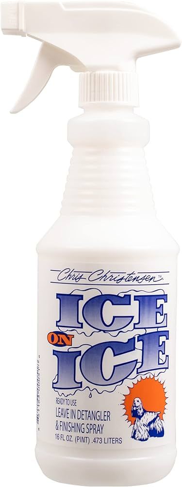 Chris Christensen Ice on Ice Detangler and Finishing Dog Spray, Groom Like a Professional, Ready ... | Amazon (US)
