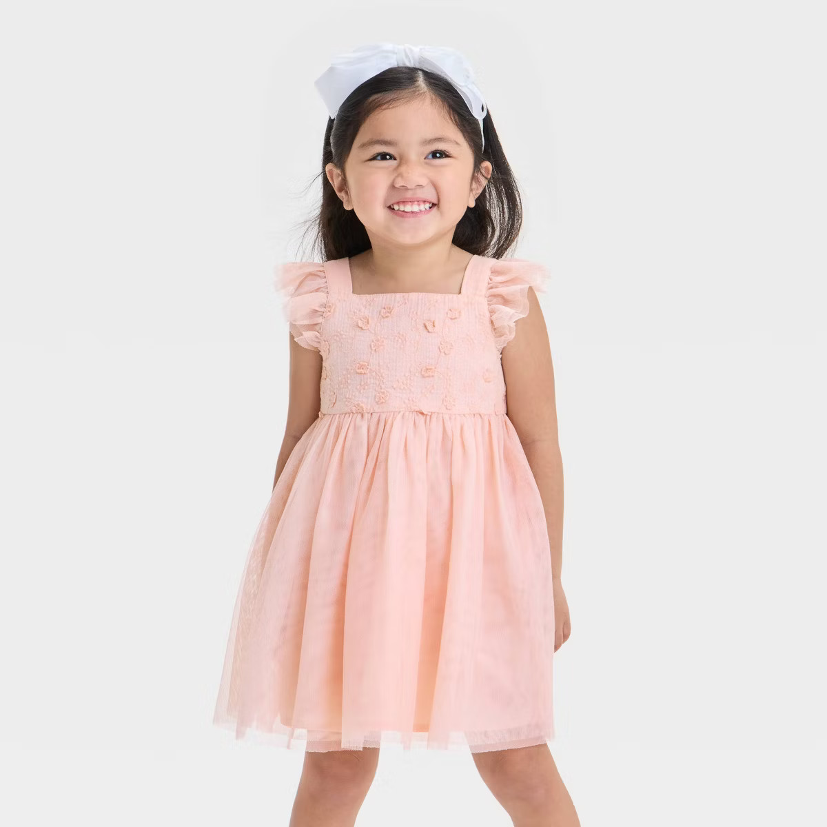 Toddler Girls' Embroidered Tulle Dress - Cat & Jack™ | Target