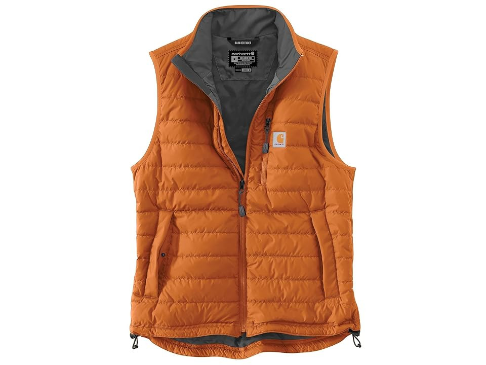 Carhartt Rain Defender Insulated Vest Men's Vest Marmalade : SM (Reg), Nylon/Polyester | Zappos