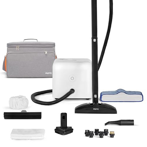 Dupray Neat Steam Cleaner with 18-Piece Kit – (Neat with the Awesome Bag) Powerful, chemical-free cleaning for floors, cars, tiles, grout, and more. *Kills 99.9% of Bacteria & Viruses | Amazon (US)
