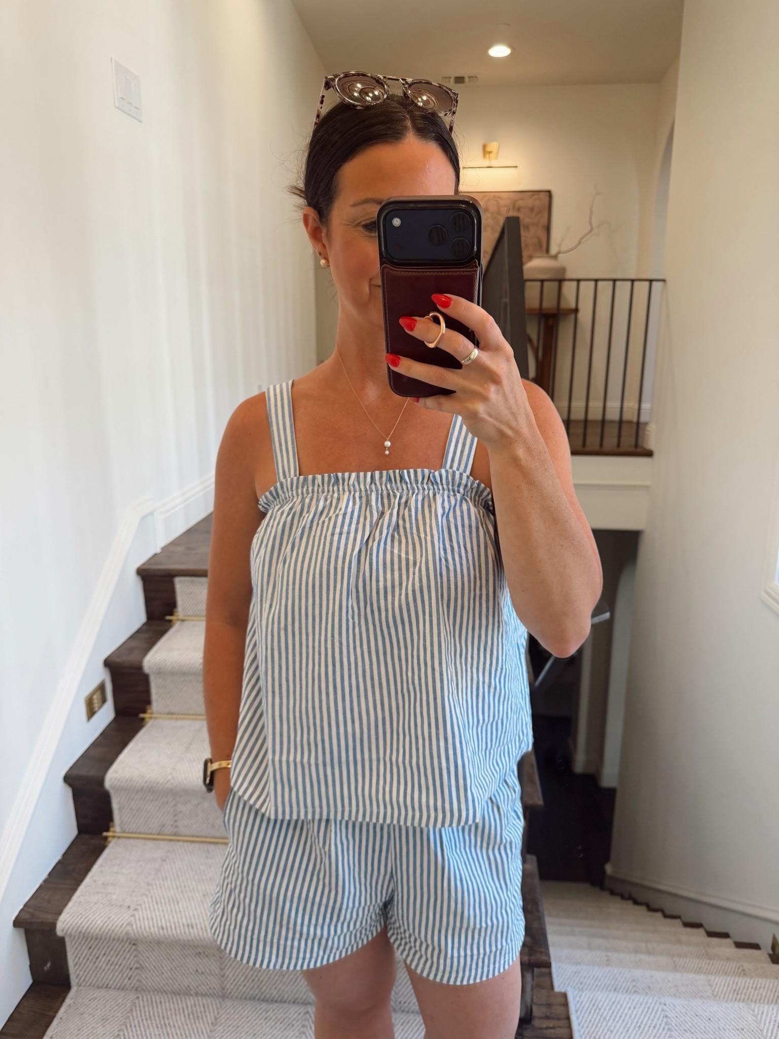 PJ’s, loungewear, perfect summer set! Wear it so many ways. Wearing a small.

#LTKSeasonal #LTKootd #LTKOver40