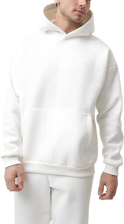 TUVEKE Sweat Suits For Men Set 2 Piece Drawstring Hoodie Jogger Long Sleeve Sweatsuits Hoodie and... | Amazon (US)