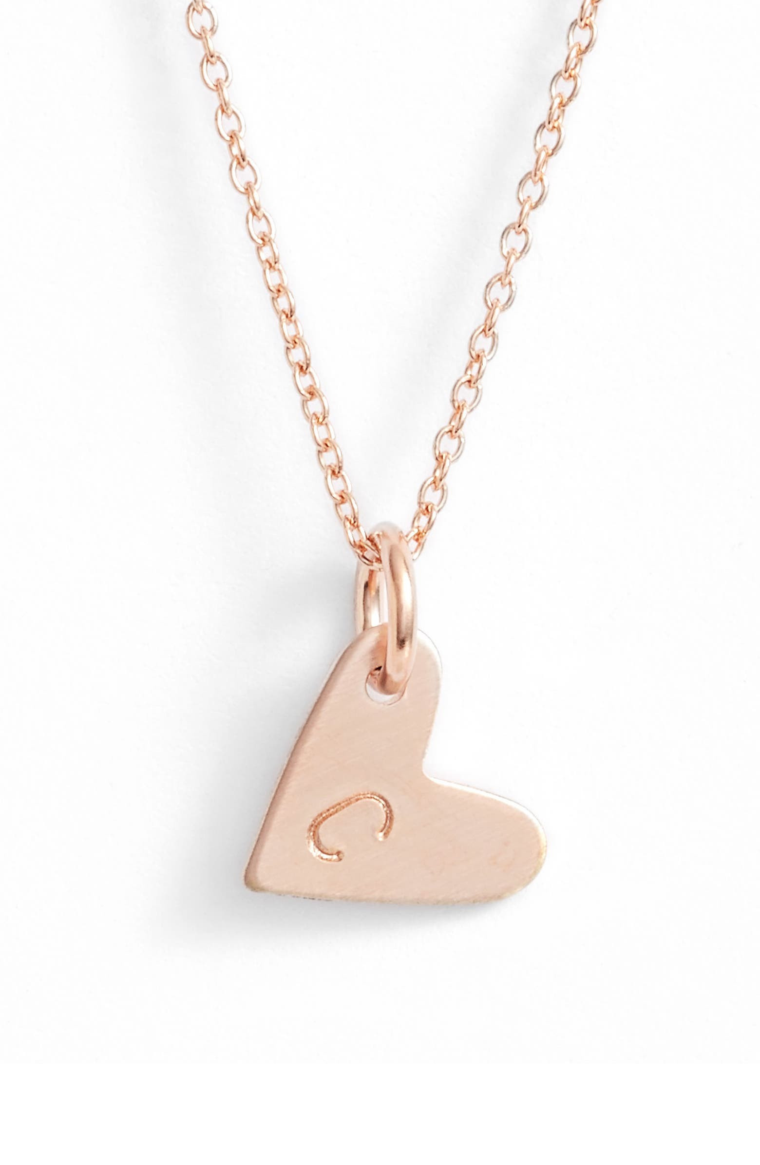 Initial Heart Pendant Necklace | Nordstrom