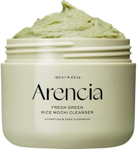 Arencia Korean Rice Mochi Face Cleanser - Face Wash, Gentle Scrub All in One for Deep Cleansing, ... | Amazon (US)