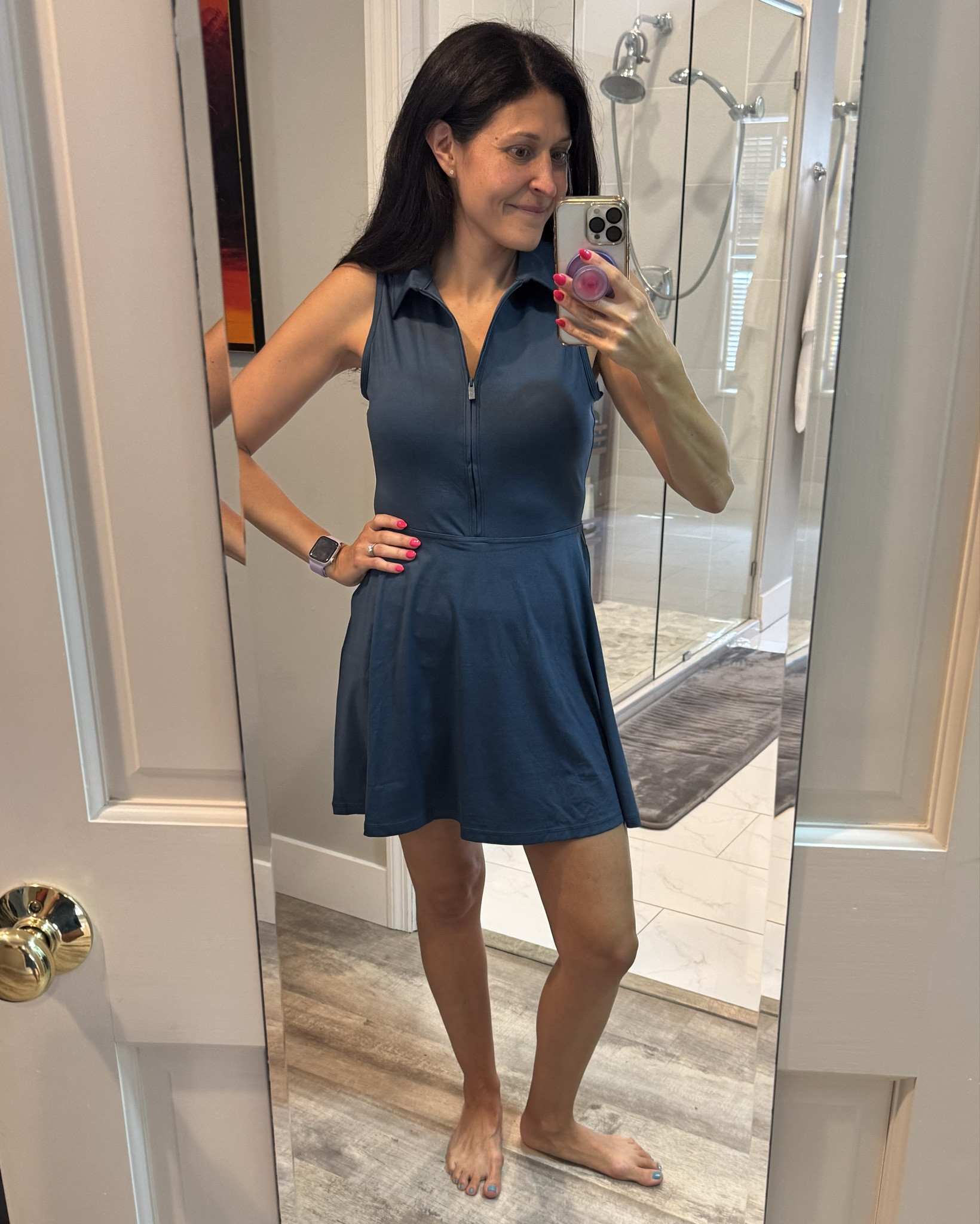 Such a great dress find from the Nordstrom sale! It has built in shorts with pockets and the material would be perfect in the heat. I sized up to a medium for a looser fit.

#LTKActive #LTKFindsUnder100 #LTKSaleAlert