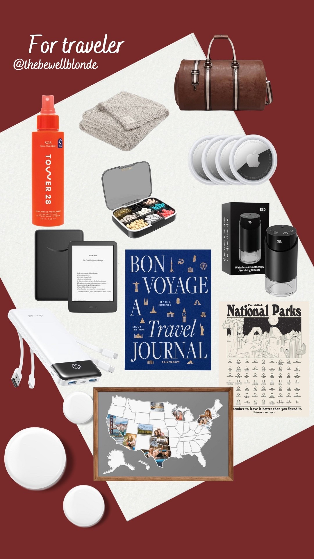 Travel
Luggage
AirTag 

#LTKGiftGuide #LTKFindsUnder100 #LTKSaleAlert