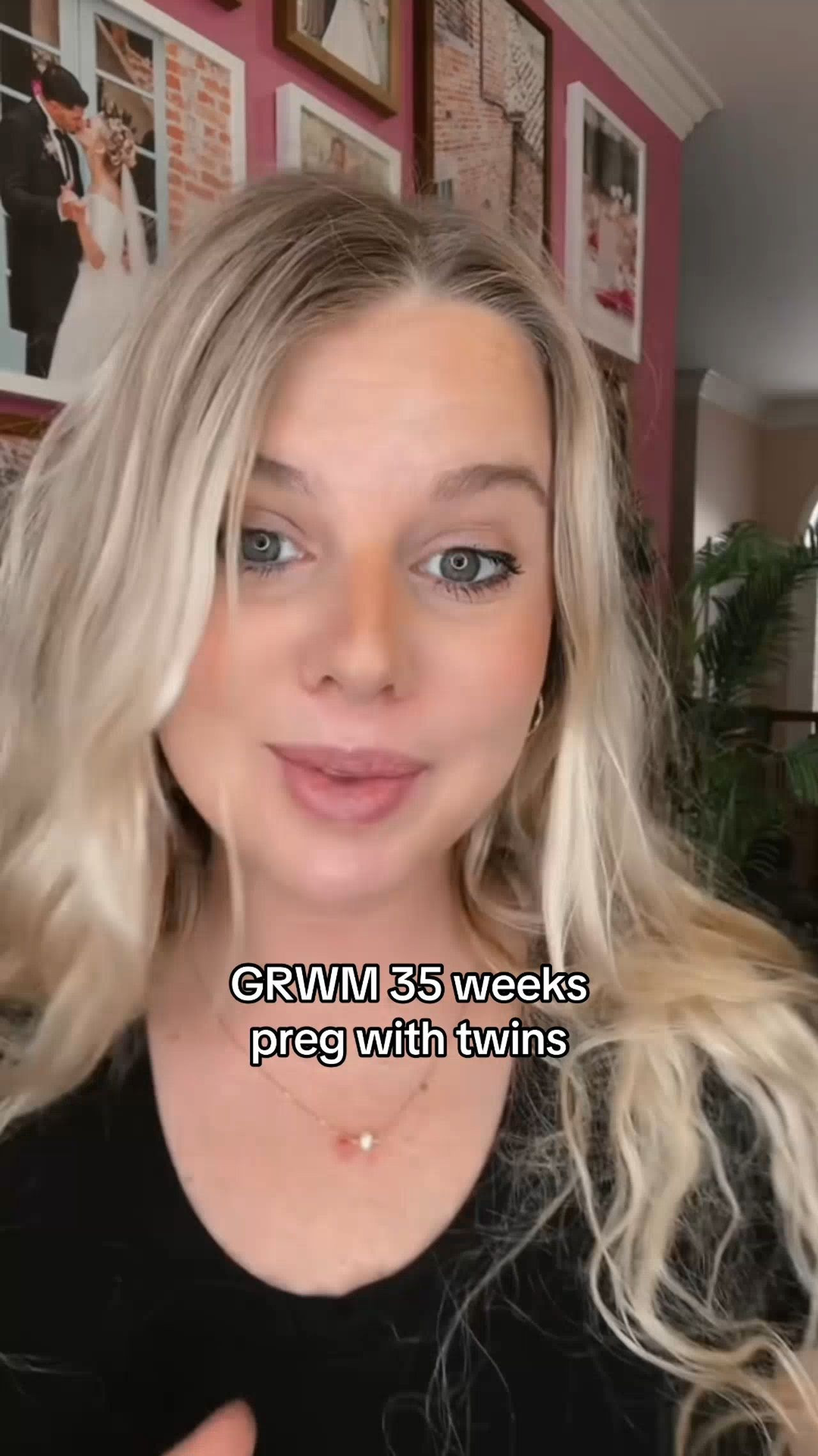 GRWM 35 weeks preg with twins for Valentine's!!! 

 #LTKValentine #LTKBaby #LTKBump