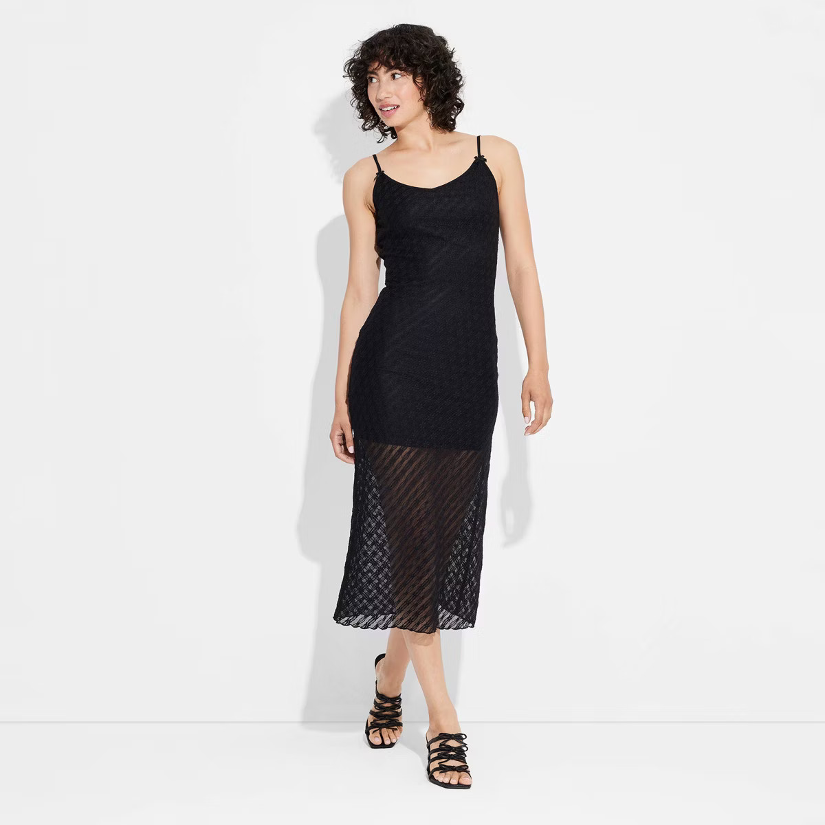 Women's Bow Lace Midi Dress - Wild Fable™ | Target