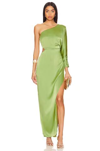 ASTR the Label Amari Dress in Green from Revolve.com | Revolve Clothing (Global)