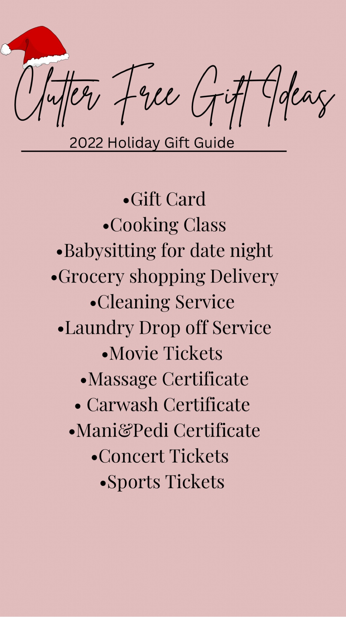 Clutter free gift ideas ❤️🎅🏻



#LTKSeasonal #LTKHoliday