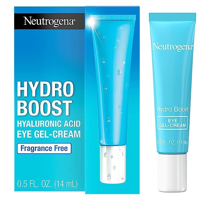 Neutrogena Hydro Boost Eye Cream, Under-Eye Moisturizer with Hyaluronic Acid, Fragrance Free and ... | Amazon (US)