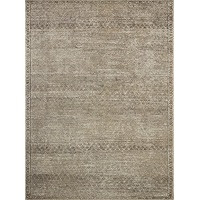 Loloi Amber Lewis Cambria Collection CBR-01 Ash/Bark 8'-6" x 11'-6" Area Rug Jute, Neutral, Vinta... | Amazon (US)