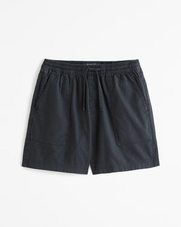 Men's Relaxed Linen-Blend Pull-On Short | Men's Bottoms | Abercrombie.com | Abercrombie & Fitch (US)