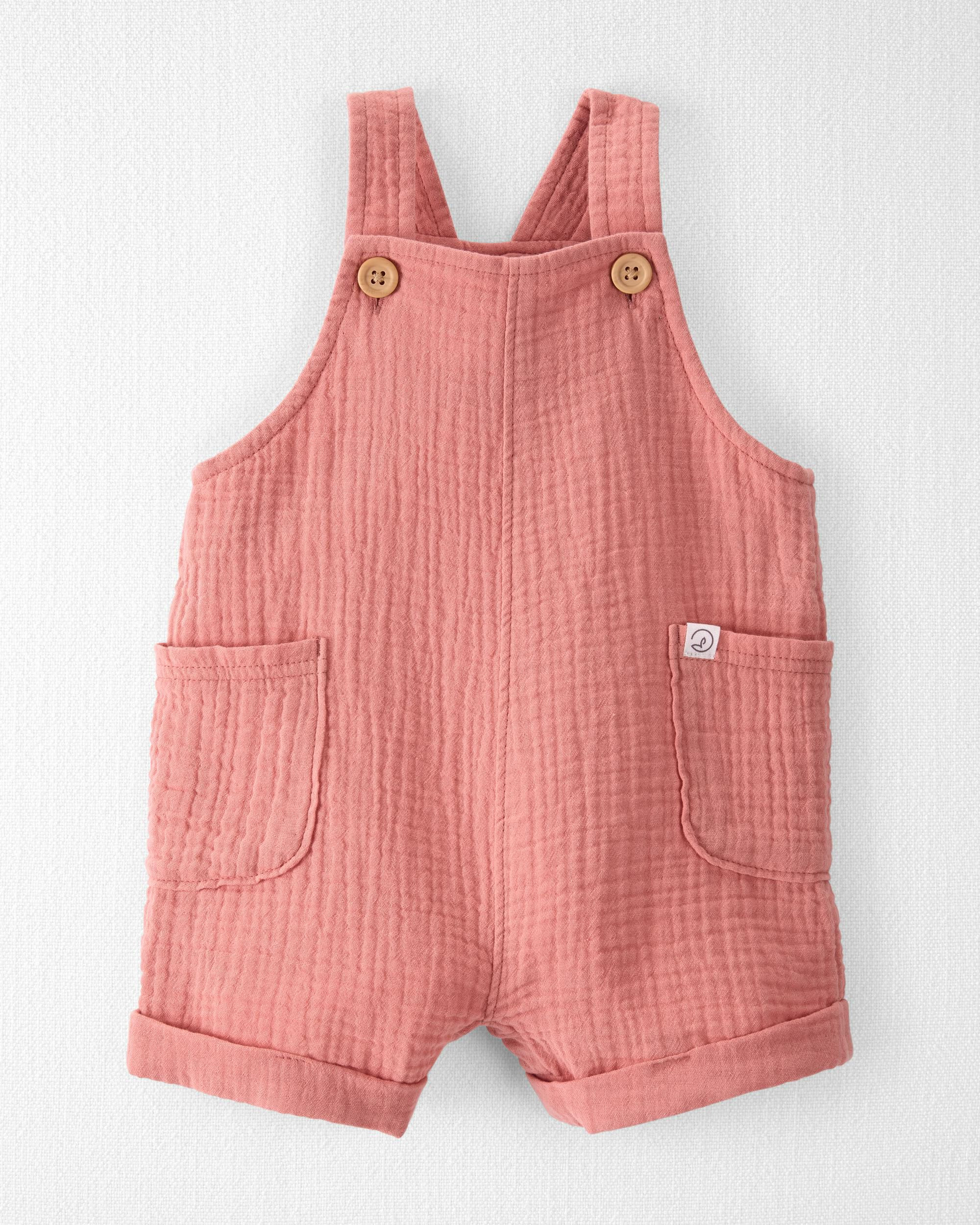 Baby Organic Cotton Gauze Shortall | Carter's