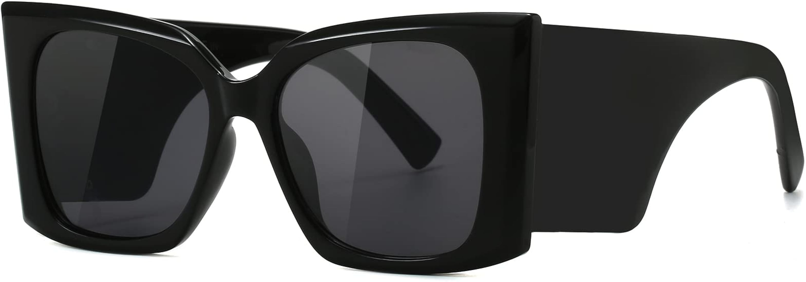 Breaksun Fashion Oversized Square Sunglasses for Women Men Trendy Cat Eye Style Sun Glasses Big F... | Amazon (US)