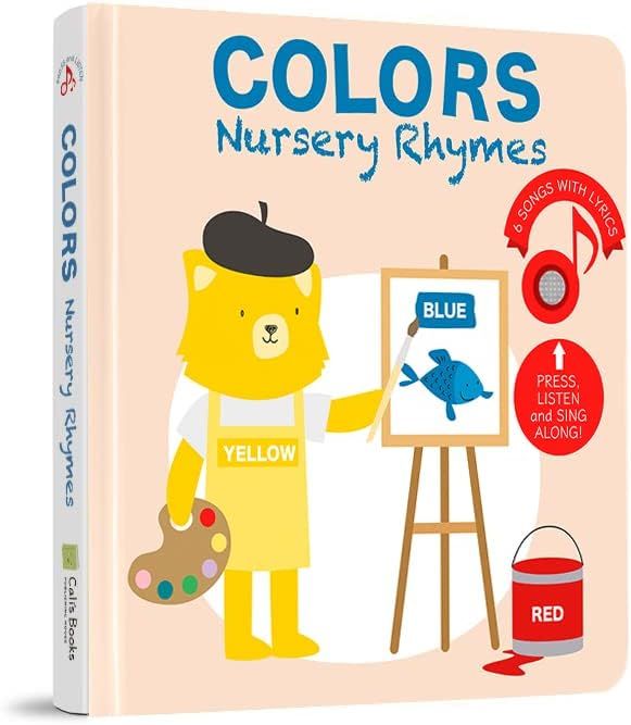 Cali's Books Colors Songs - Sound Books for Toddlers 1-3 - Learning Colors for Toddlers - Interac... | Amazon (US)