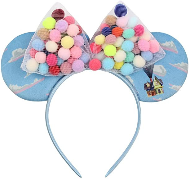 YanJie Halloween Light Blue Ears Headband Glitter Bow Party Favor Cosplay Costume for Children & ... | Amazon (US)