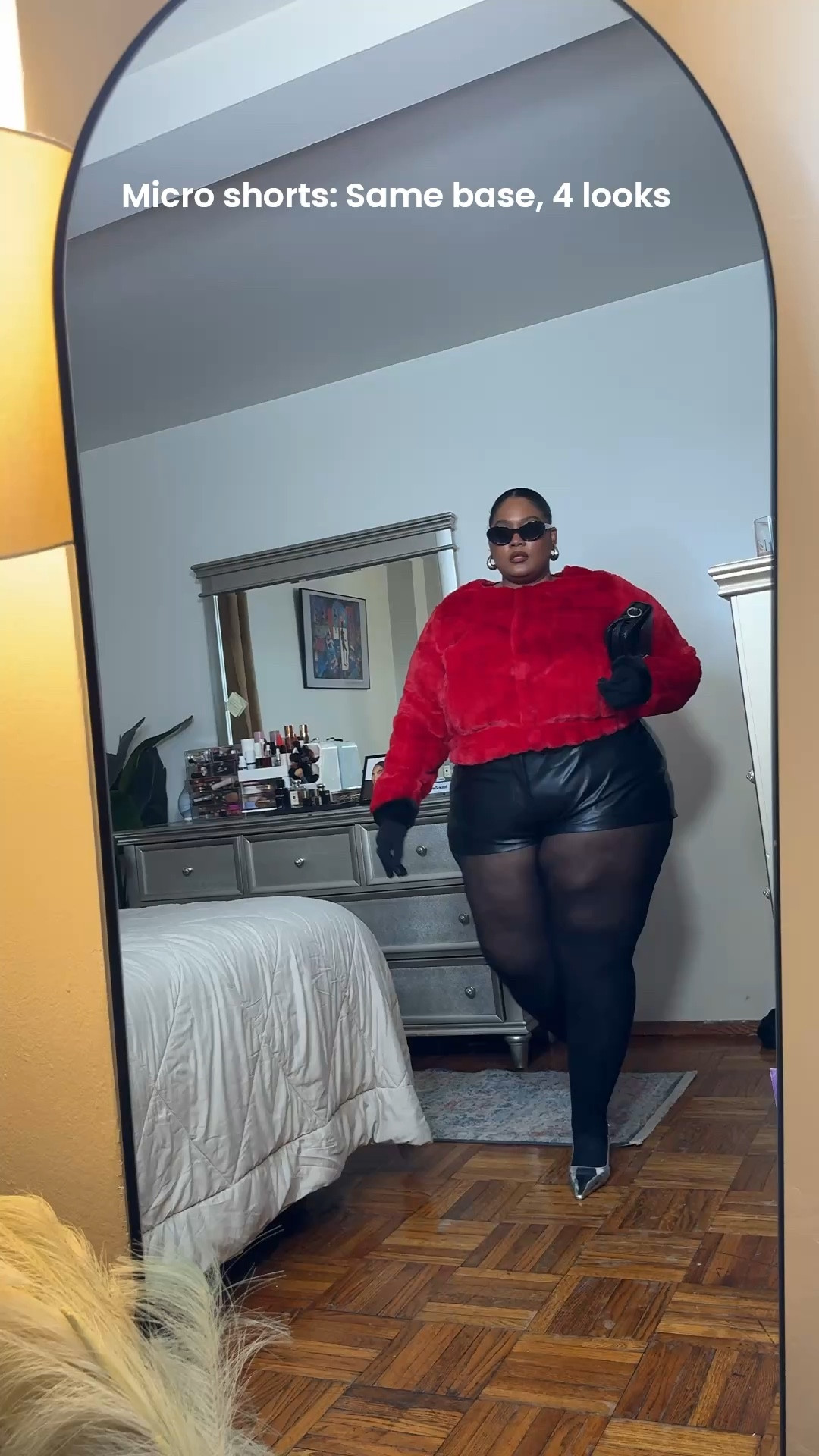 Plus size micro shorts: same base, 4 looks.
Which one is your vibe?
I've been wanting to wear micro shorts for a while but I wanted to approach them in a way that felt intentional, especially for winter.
So I decided to explore them on my own terms.

Micro shorts en talla plus: misma base, 4 looks. ¿Cual es tu vibra?
Tenía tiempo queriendo usarlos, pero quise hacerlo de forma intencional incluso en
Invierno.


#LTKHoliday #LTKPlusSize #LTKootd