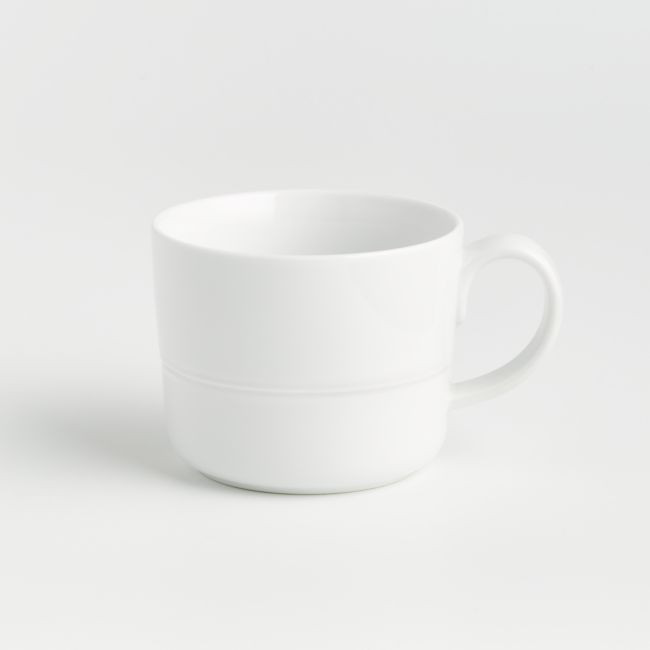 Hue White Mug | Crate & Barrel