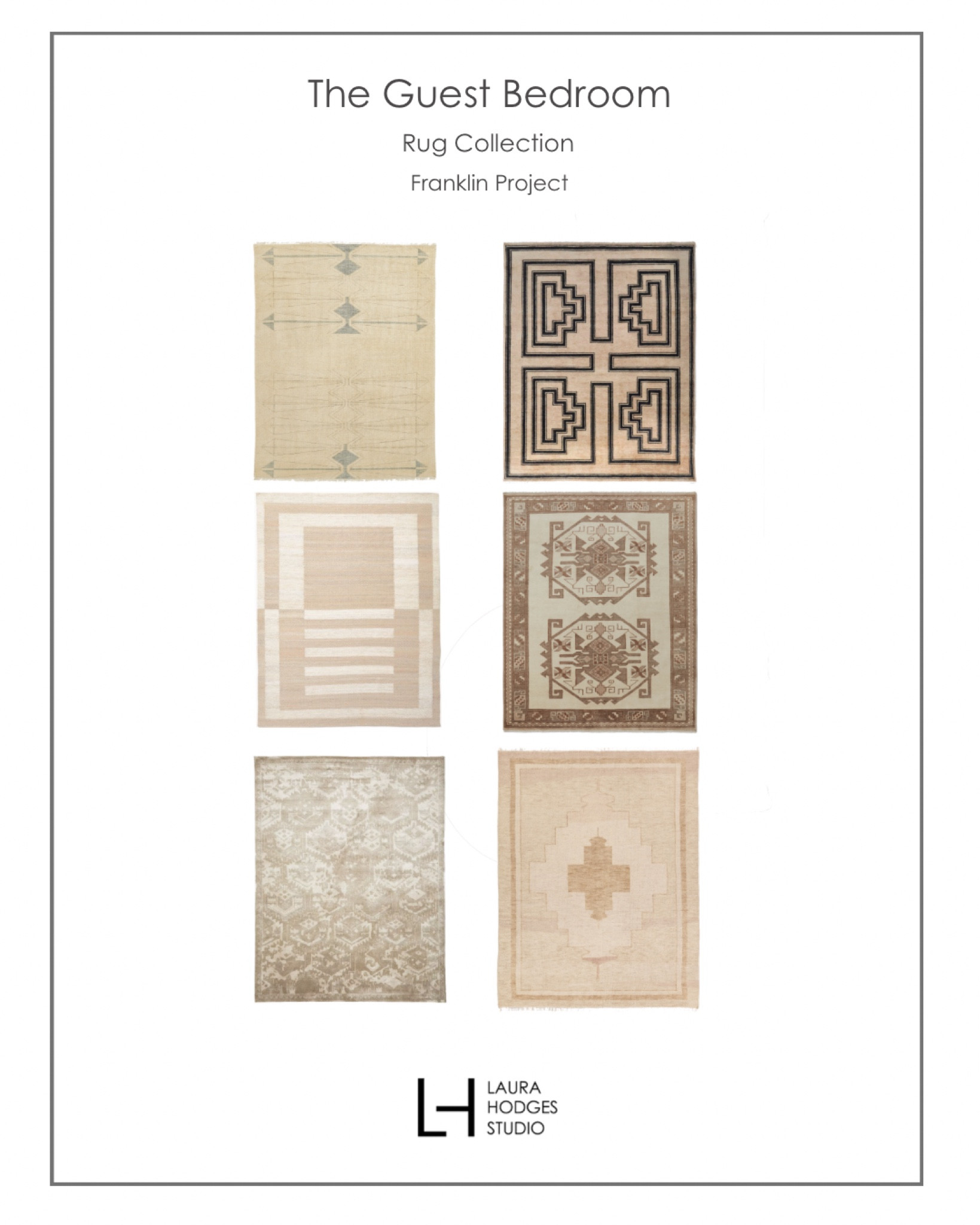 A neutral rug in a bedroom always gives an extra layer of coziness  