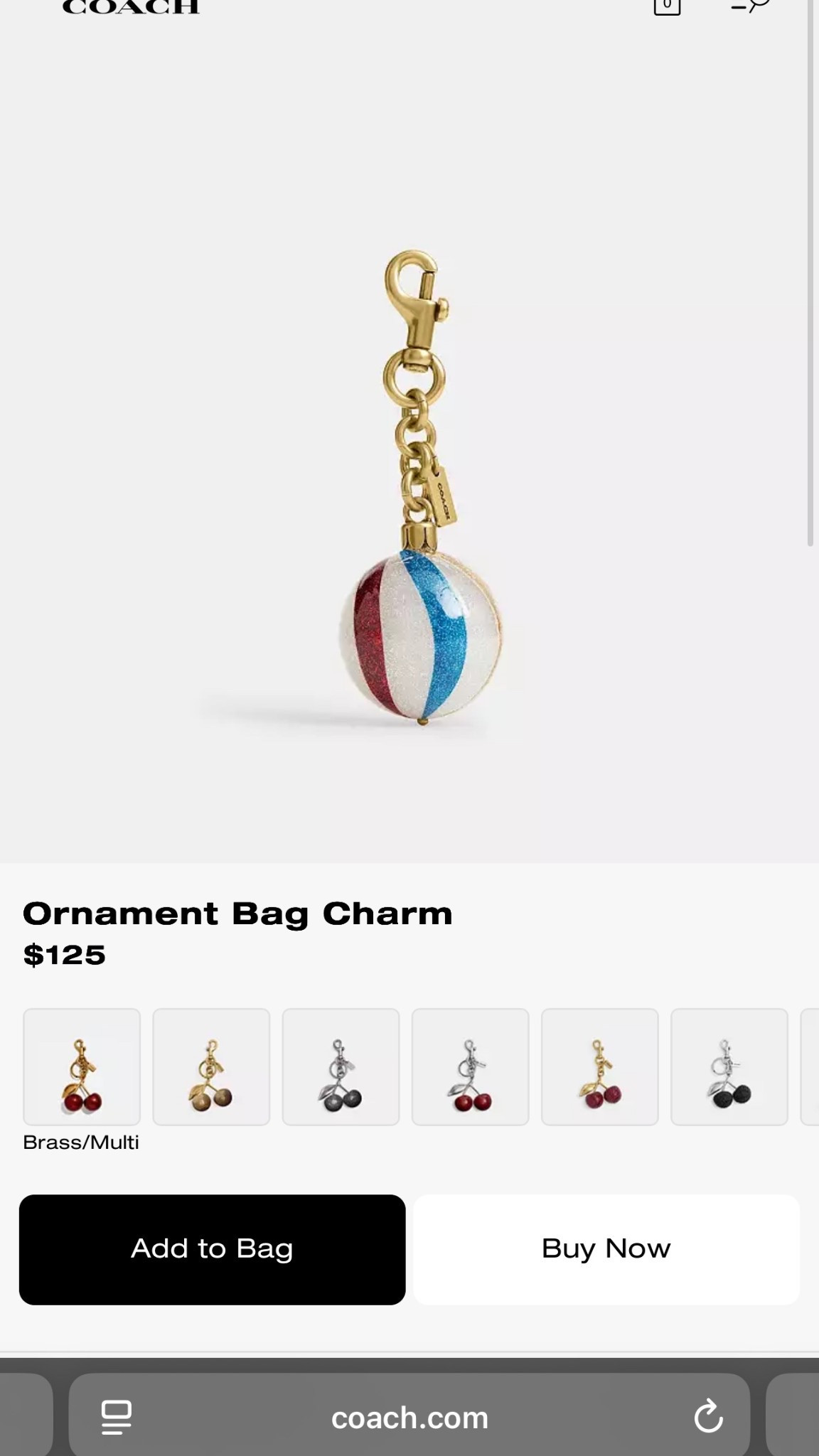 The Coach ornament charm finally dropped! 

#LTKCyberWeek #LTKGiftGuide #LTKHoliday