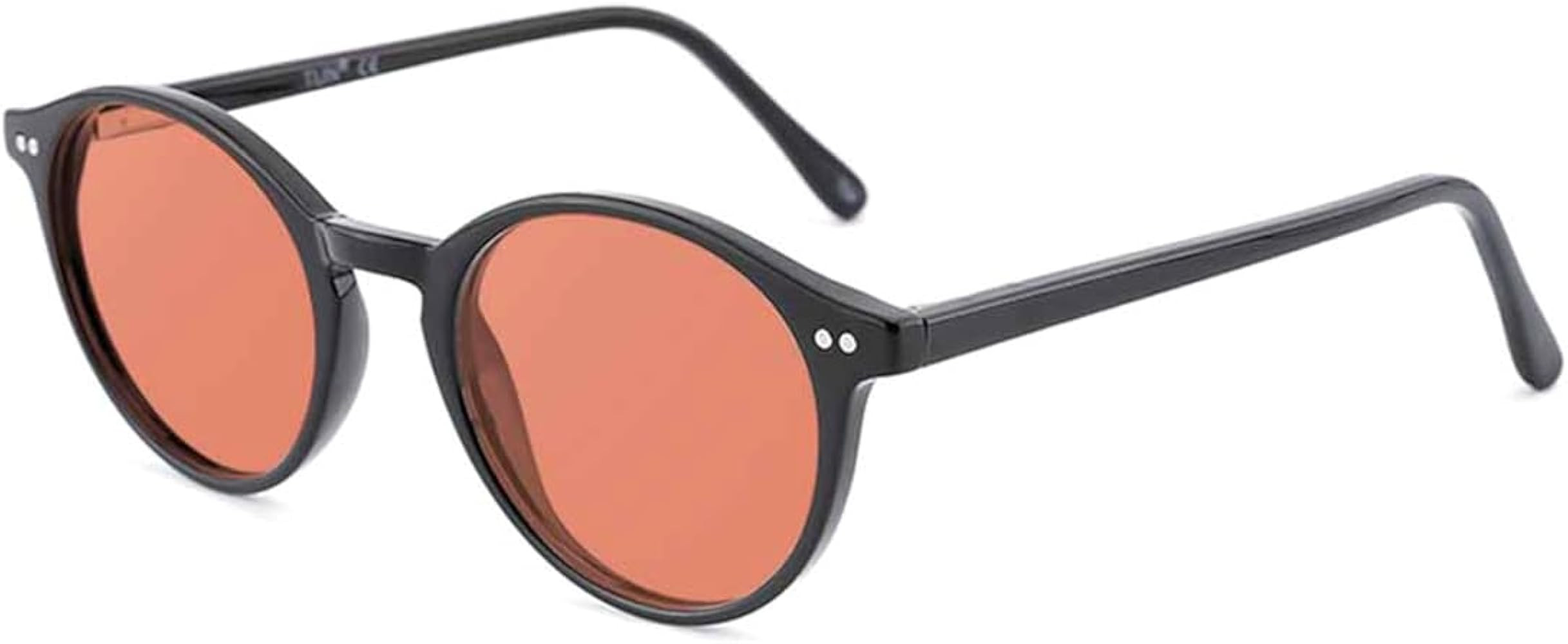 TIJN Polarized Colored Sunglasses for Womens Mens,Retro Small Round Frame,UV400 Protection Sunnie... | Amazon (US)