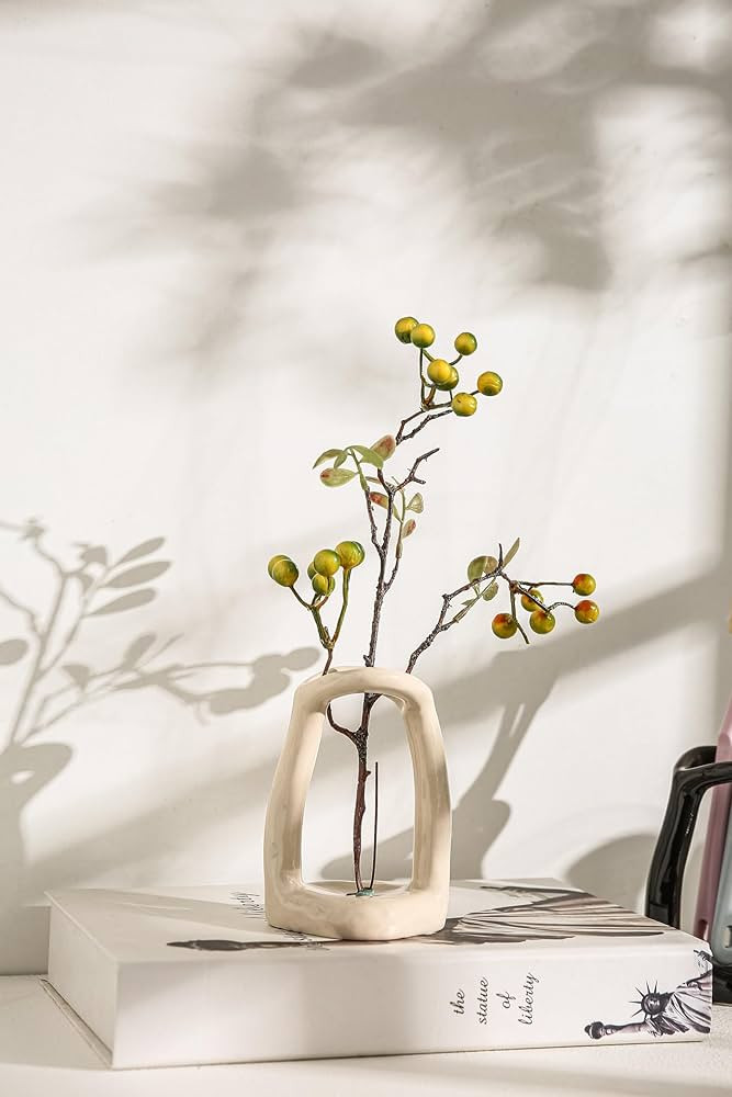 Handmade Ceramic Holder Stand for Toothbrushes, Makeup Brushes, and Pens - Minimalist Design for ... | Amazon (US)