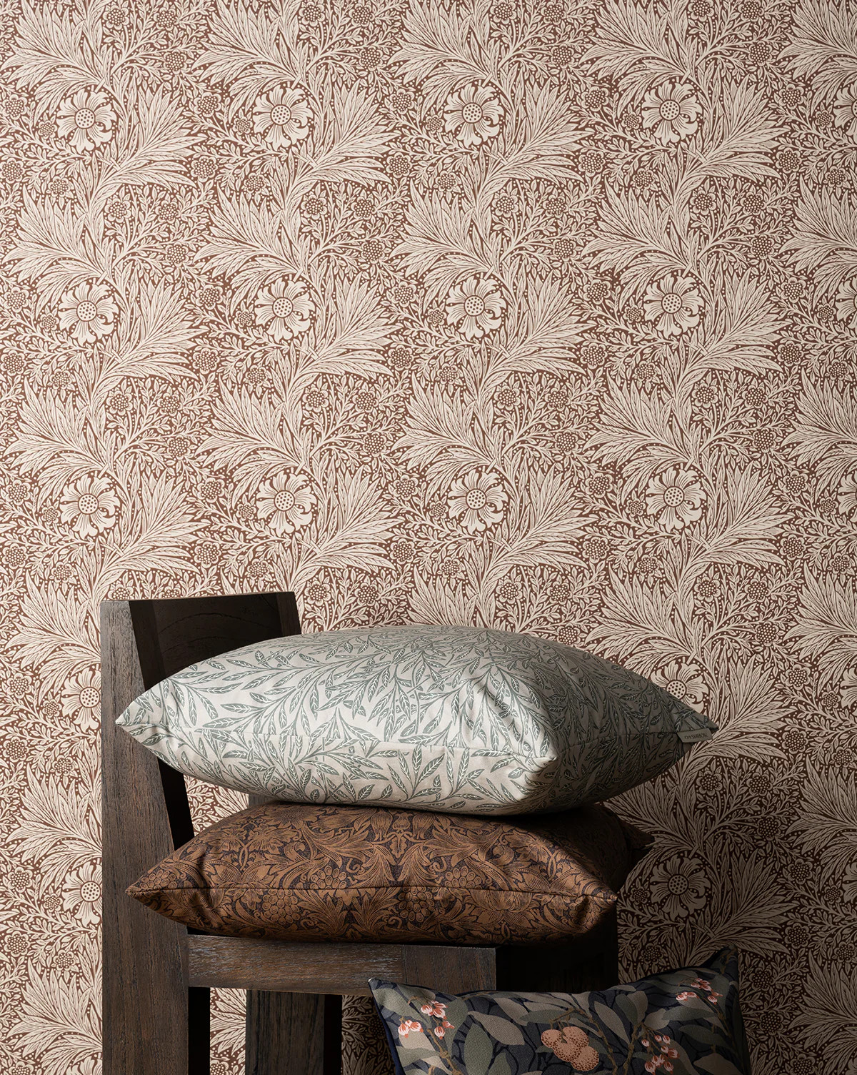 Morris & Co. x McGee & Co. Marigold Umber Wallpaper | McGee & Co. (US)