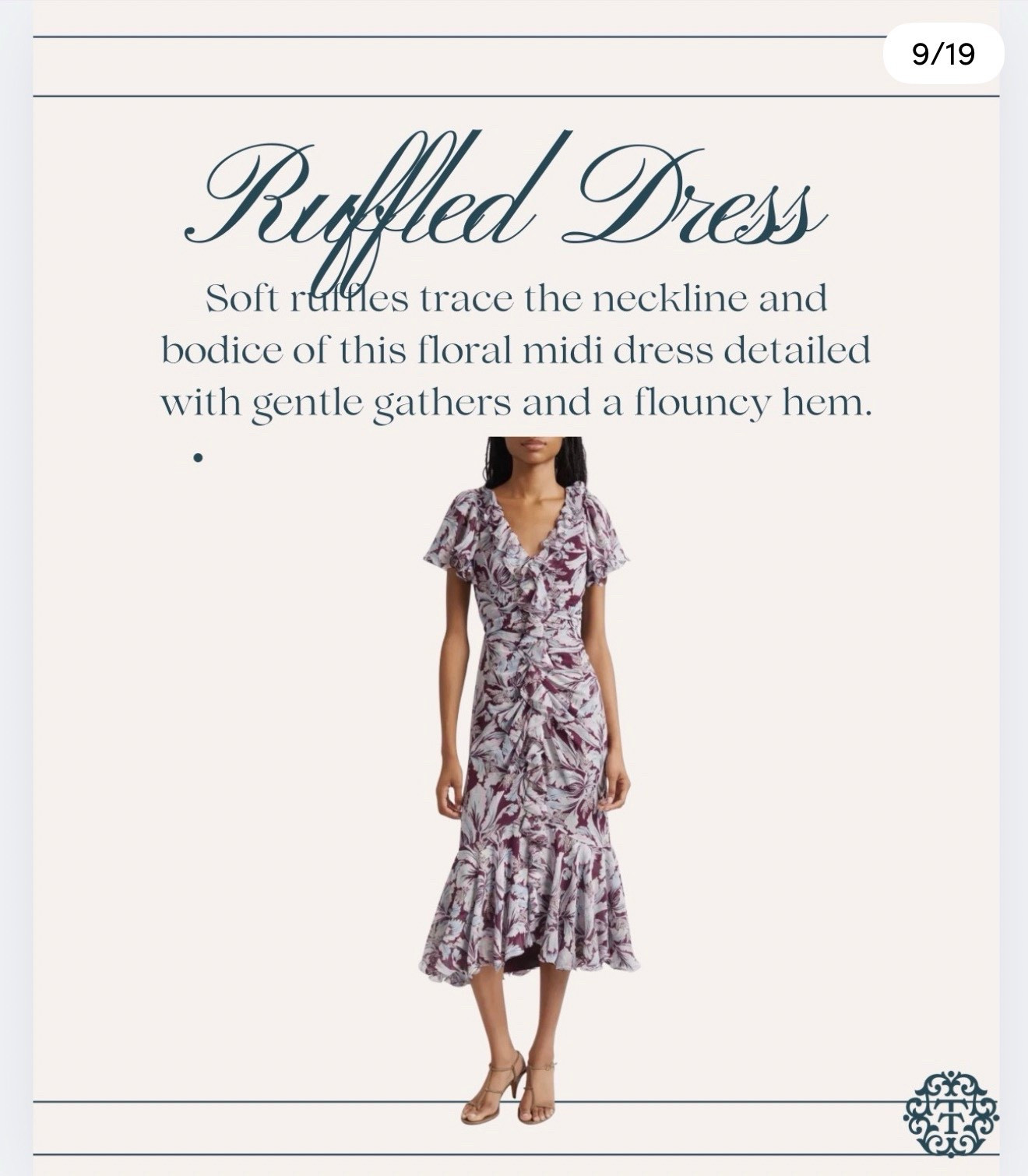 Soft feminine ruffles and gentle gathering create a flattering silhouette making it an absolute favorite!
 s

#LTKMidsize #LTKOver40