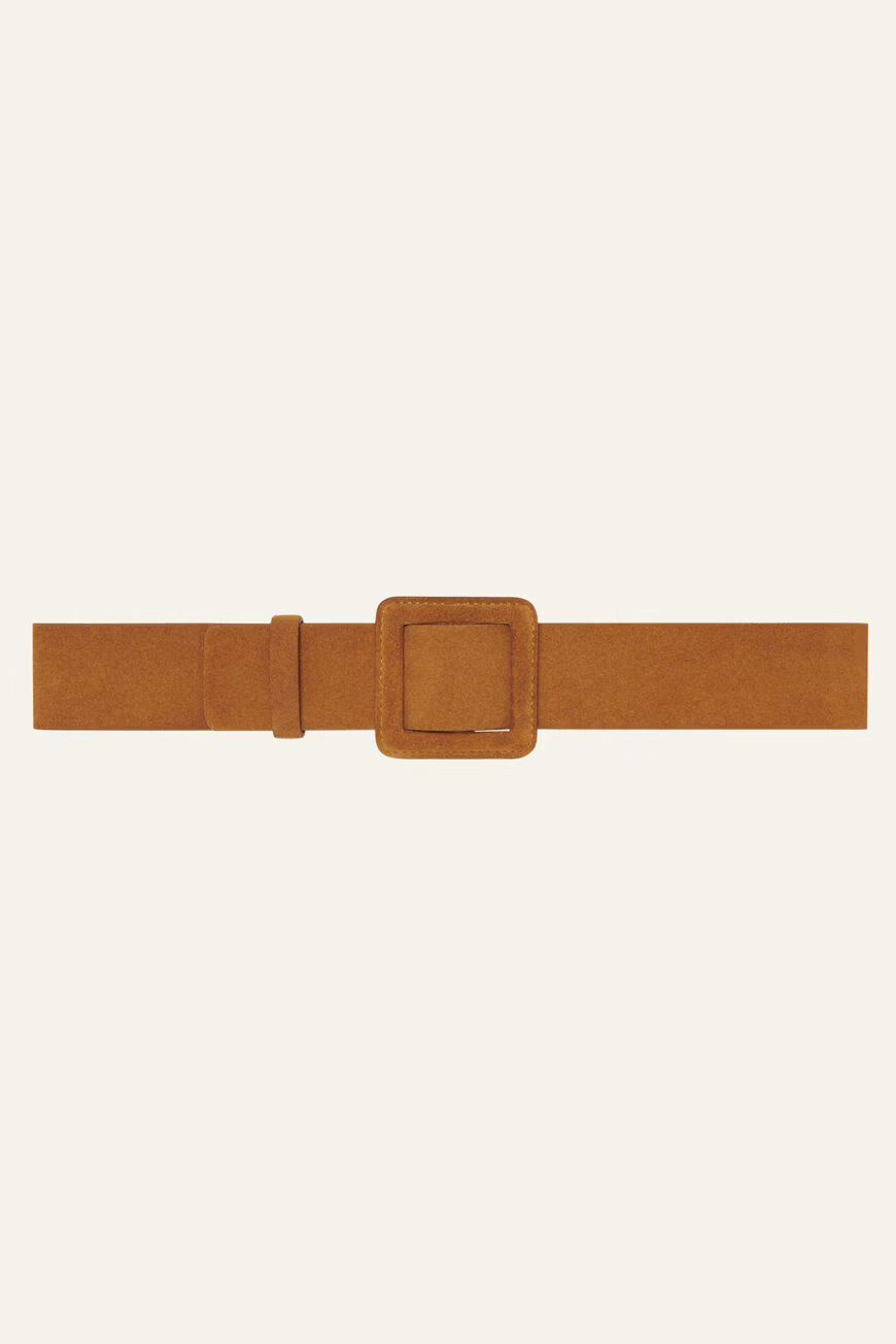 BETTY suede square buckle belt | ba&sh(US)