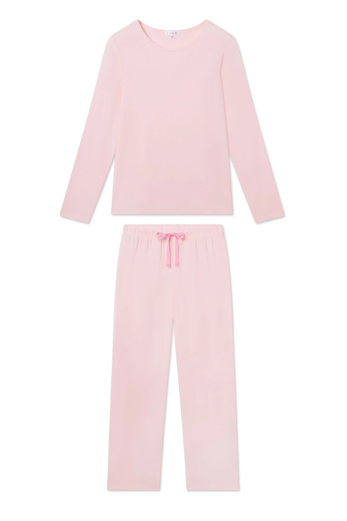 DreamModal™ Ribbon Long-Long Set in Bashful Pink | Lake Pajamas