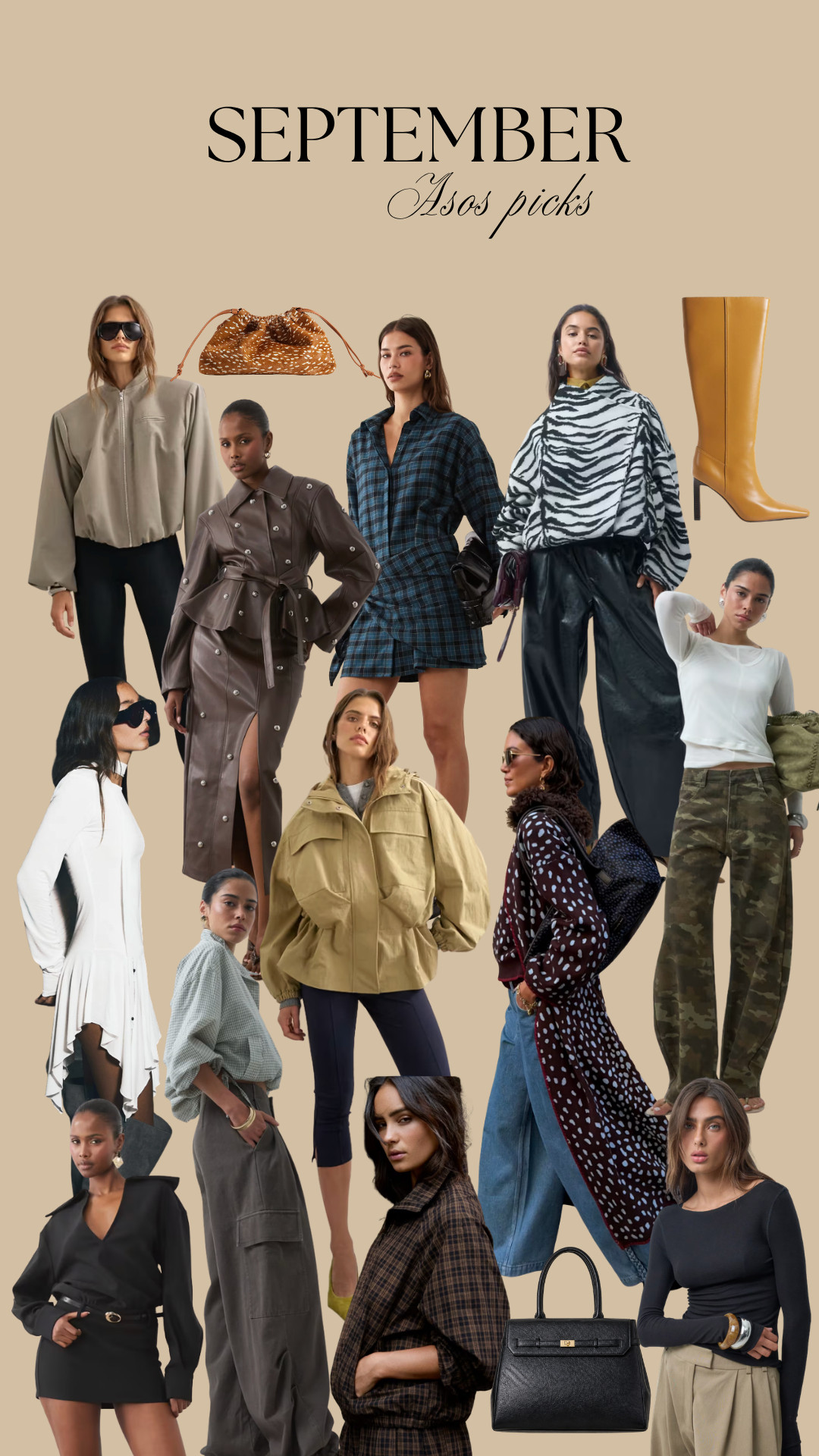 September ASOS Picks! 

Dark Neutrals, Modern Utility, Animal Print, Textured Layers, Relaxed Tailoring, Elevated Everyday Wear, Transitional Wardrobe, Autumn Fashion, Autumn Outfit 

 #LTKuk #LTKautumn #LTKeurope
