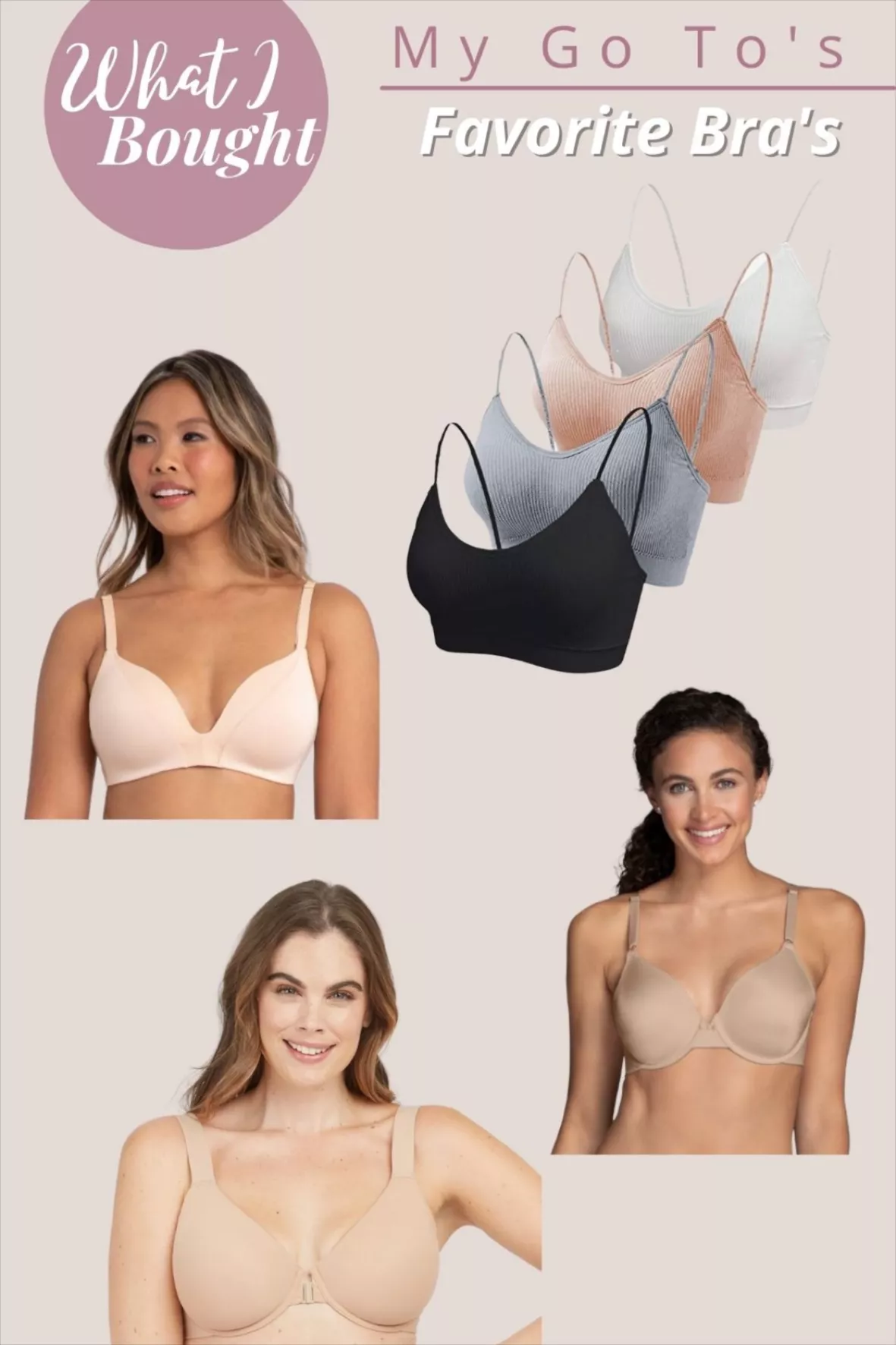Comfort Bliss Lightly Lined Plunge … curated on LTK