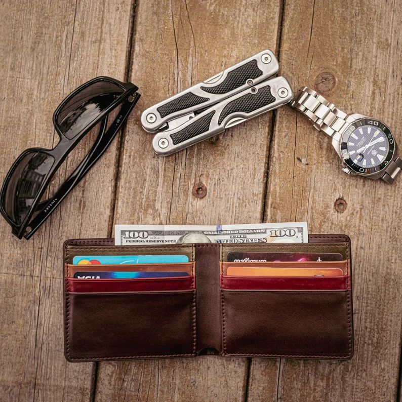 Men's Genuine Leather Wallet Same Day Dispatch - Etsy | Etsy (US)