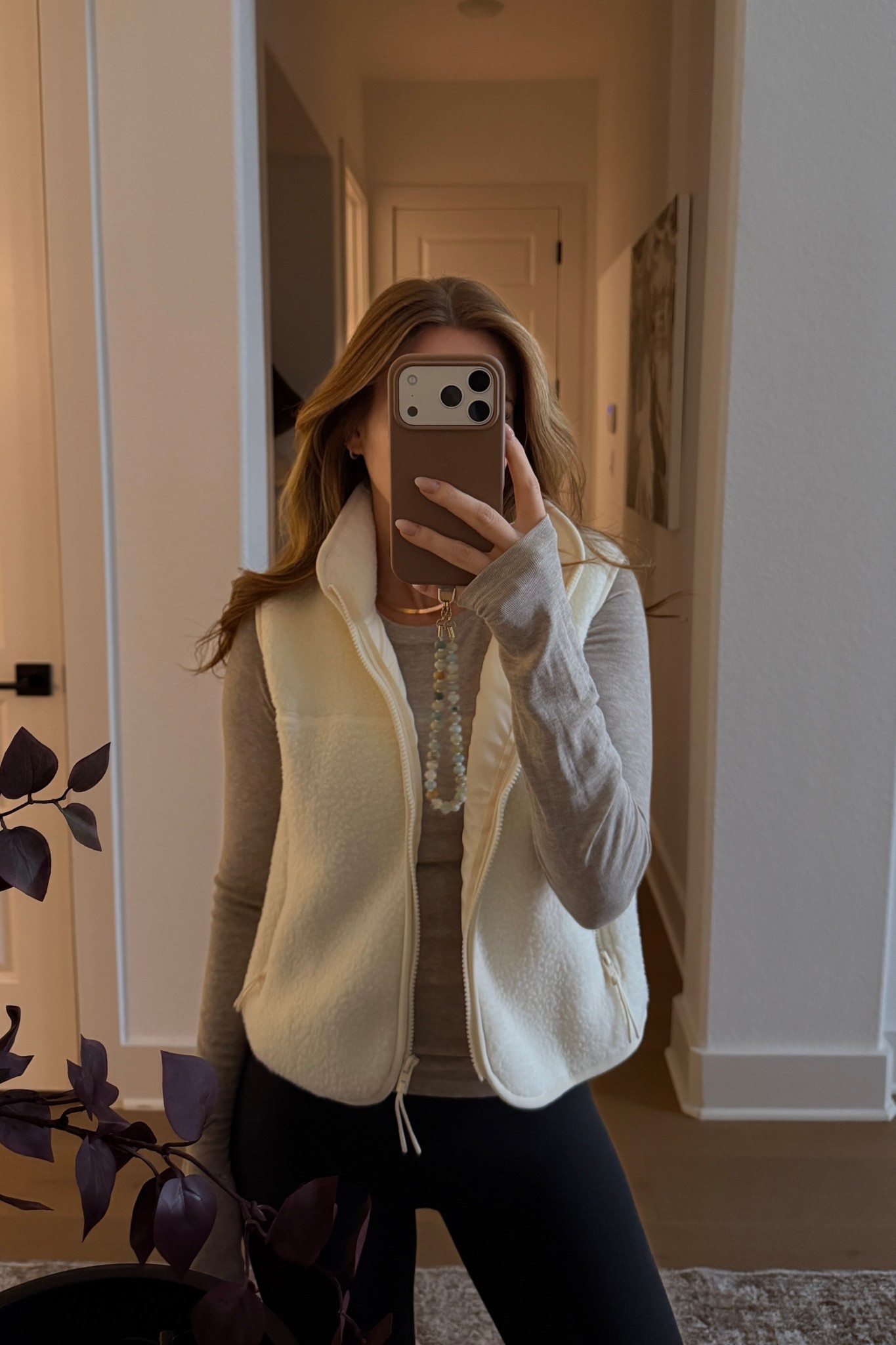 amazon finds!! vest: small // long sleeve: xs // leggings: xs petite (5’3)