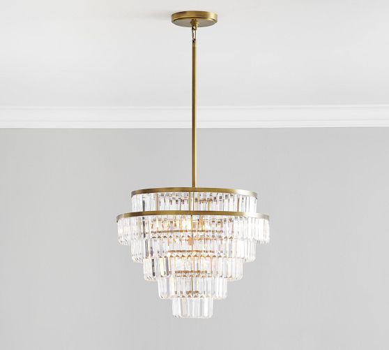 Gemma Crystal Round Chandelier | Pottery Barn (US)