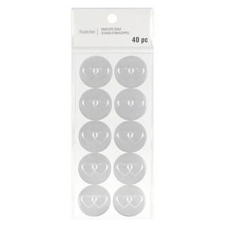 12 Packs: 40 ct. (480 total) Silver Hearts Envelope Seals by Recollections™ | Michaels Stores