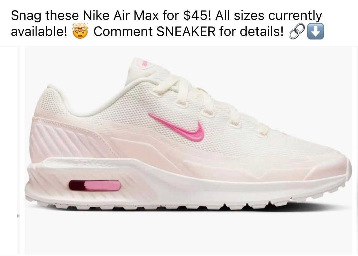 Nike Air max on crazy deal!

#LTKSaleAlert #LTKActive #LTKootd
