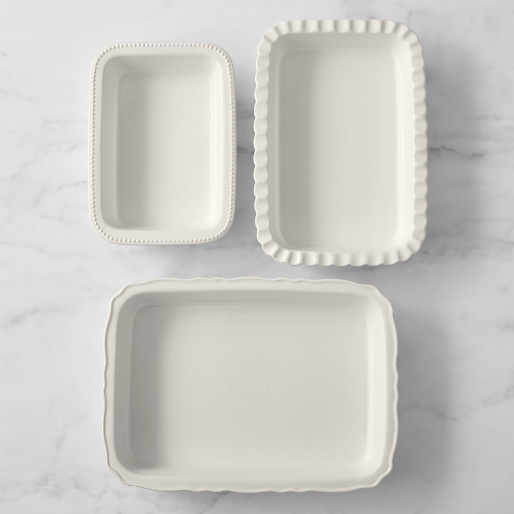 Williams Sonoma Stoneware Rectangular Bakers, Set of 3 | Williams-Sonoma