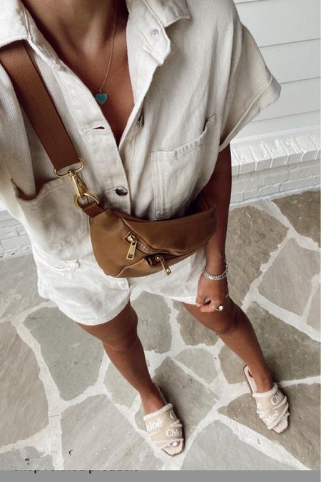 Love a good romper for summer 
One and done !