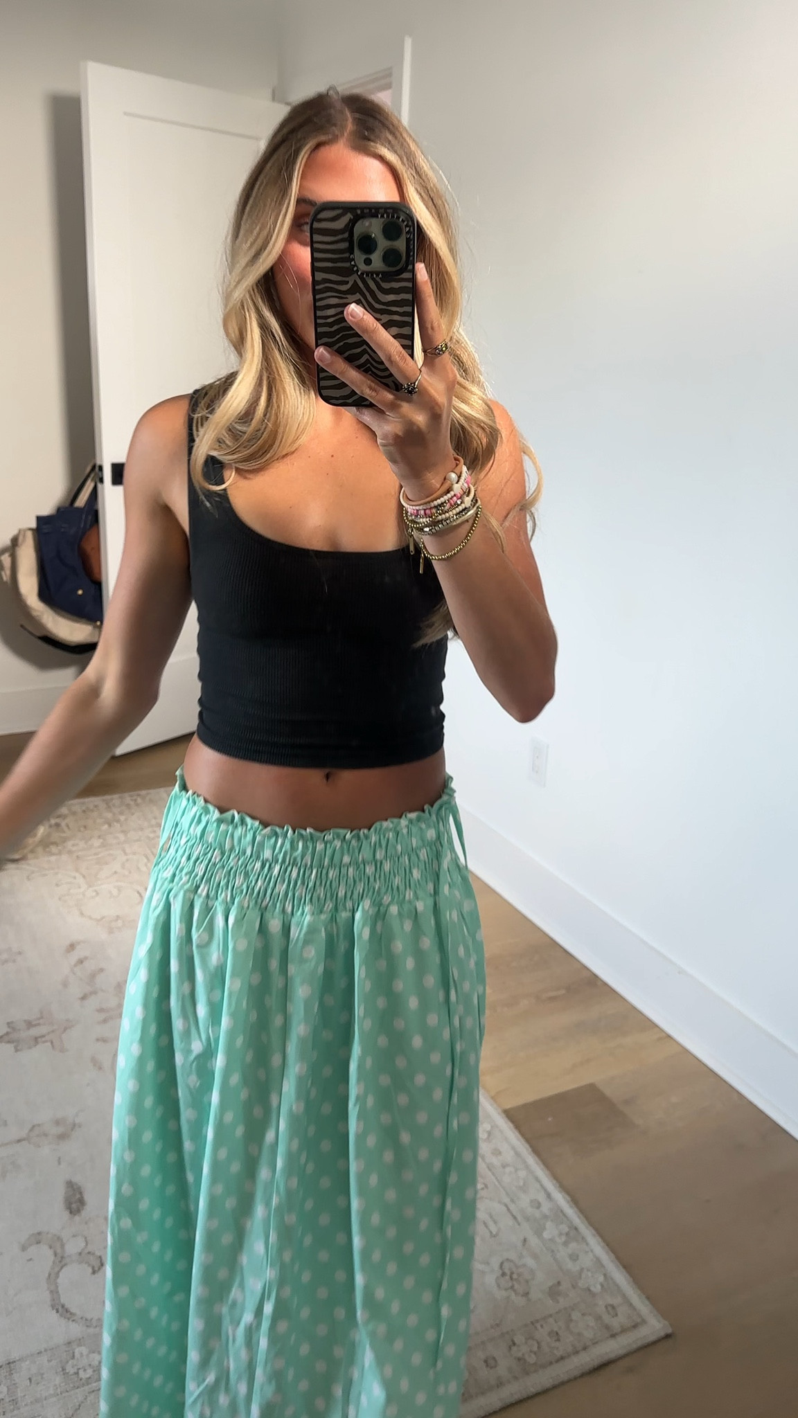 Amazon size small Tankaneo Womens Polka Dot Maxi Skirts Boho Smocked High Waisted Tie Skirt Casual Beach Vacation Dress

#LTKootd #LTKSeasonal #LTKSaleAlert