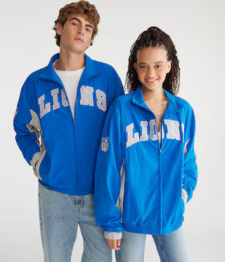 Detroit Lions Full-Zip Track Jacket | Aeropostale