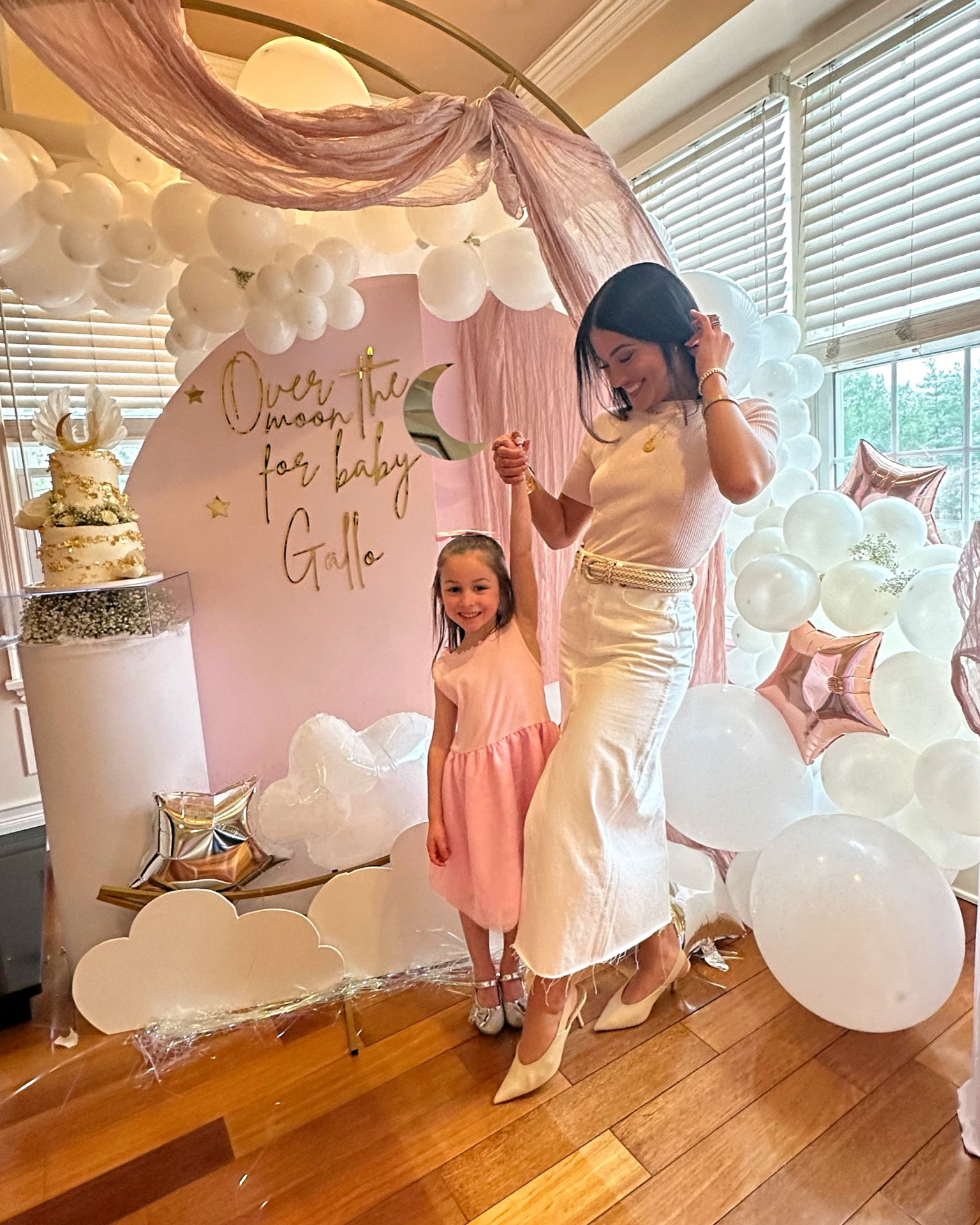 Look from Kelly’s shower ☁️💖 