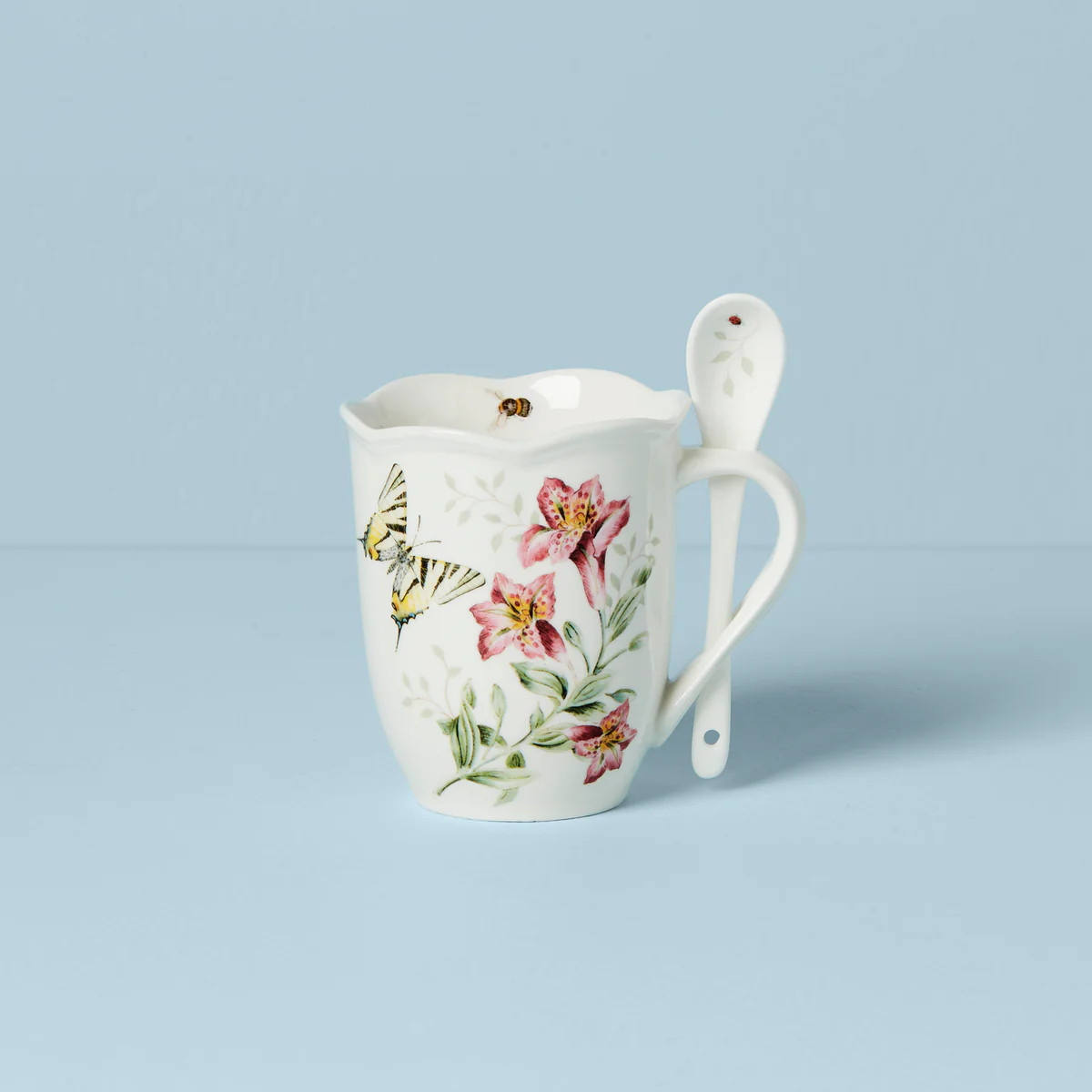 Butterfly Meadow Mug & Spoon | Lenox