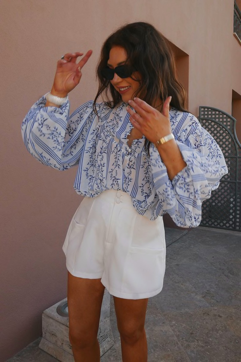LORNA LUXE WHITE 'WORKING GIRL' SHORTS | In The Style (UK)