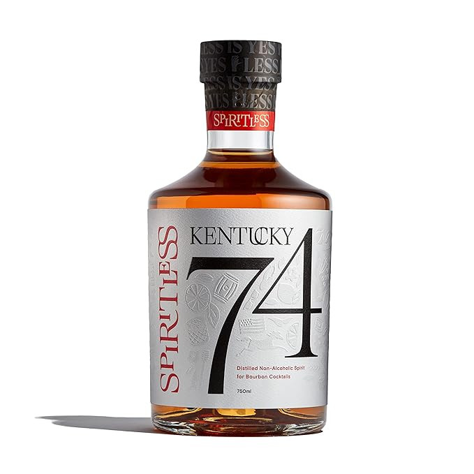 SPIRITLESS Kentucky 74 | Non-Alcoholic Bourbon Whiskey Spirit | Fully Distilled, Award-Winning Mo... | Amazon (US)