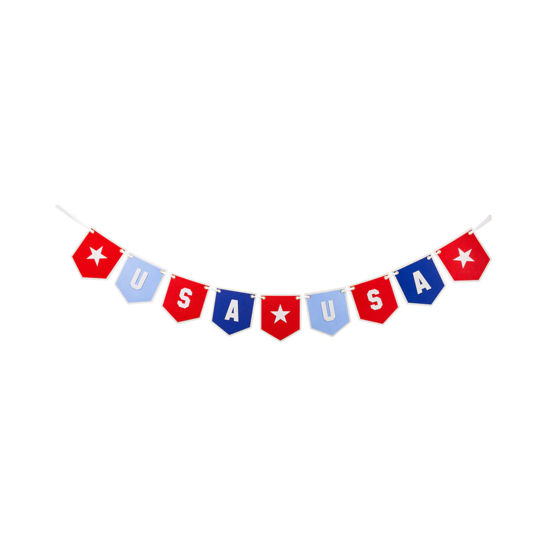 USA Oversize Felt Banner | My Mind's Eye