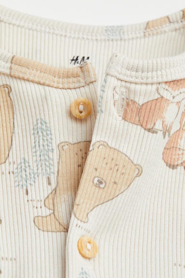 Ribbed Cotton Jumpsuit | H&M (US + CA)