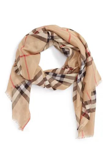 Women's Burberry Giant Check Scarf | Nordstrom